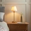 Klasyczna lampka stołowa nocna abażurowa mosiężna minimalistyczna uniwersalna Rise & Ivy 120937 ENDON